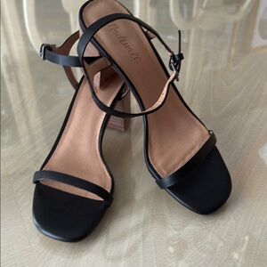 Black Strappy Sandals